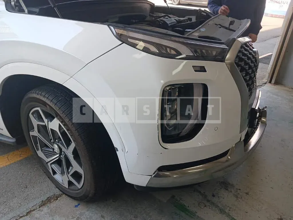 Photo 2 of 70: 2021 Hyundai Palisade, VIN KMHR581EDNU355429 — Korean insurance auction