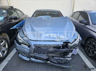 Photo 1 of 16: 2015 Infiniti Q50 2.2d, VIN JNKDV71E5FM531426 — Korean insurance auction