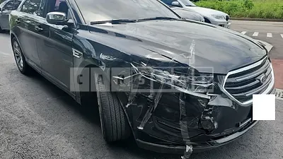 Photo 1 of 14: 2015 Ford Taurus, VIN 1FAHP2F91FG111744 — Korean insurance auction