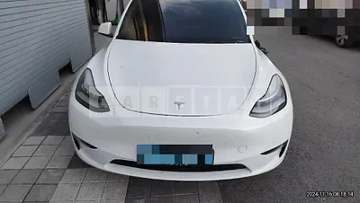 Photo 1 of 11: 2021 Tesla Model Y Long Range — Korean insurance auction