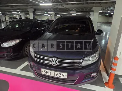 Photo 1 of 6: 2015 Volkswagen Tiguan 2.0 TDI, VIN WVGZZZ5NZFW556911 — Korean insurance auction