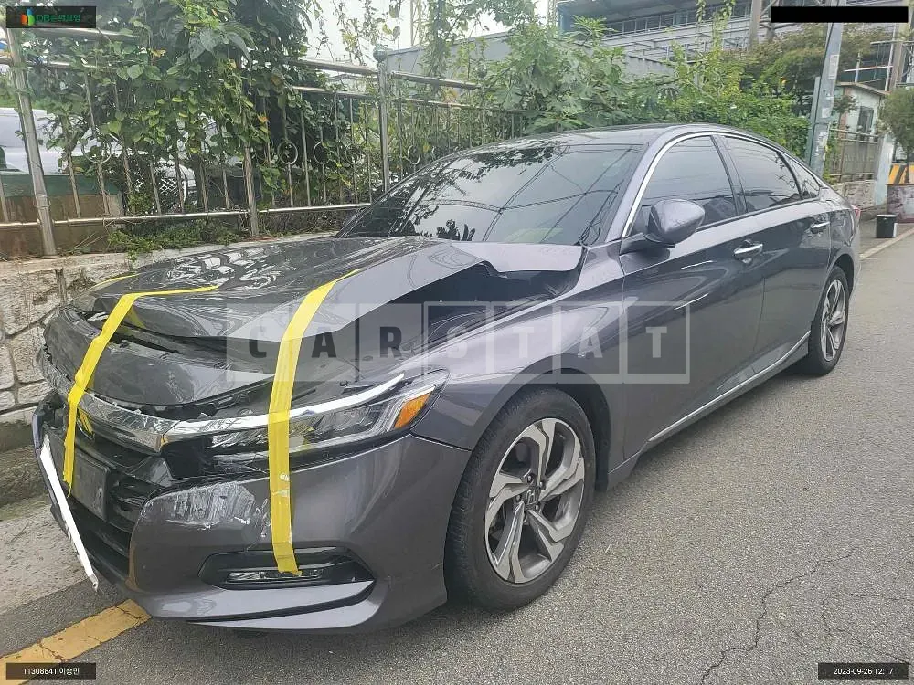 Photo 2 of 8: 2018 Honda Accord 1.5T, VIN 1HGCV1650JA510897 — Korean insurance auction