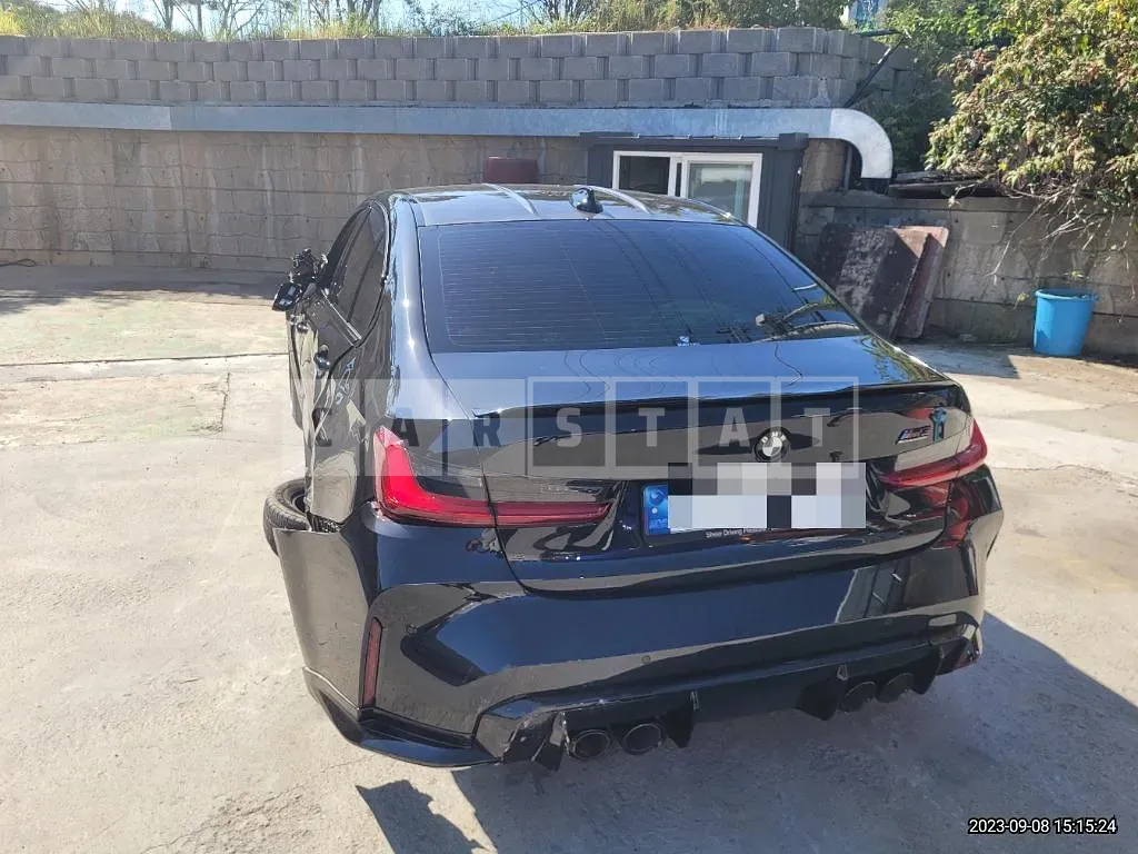 Photo 2 of 23: 2021 BMW M3 Competition, VIN WBS31AY07MFL28130 — Korean insurance auction
