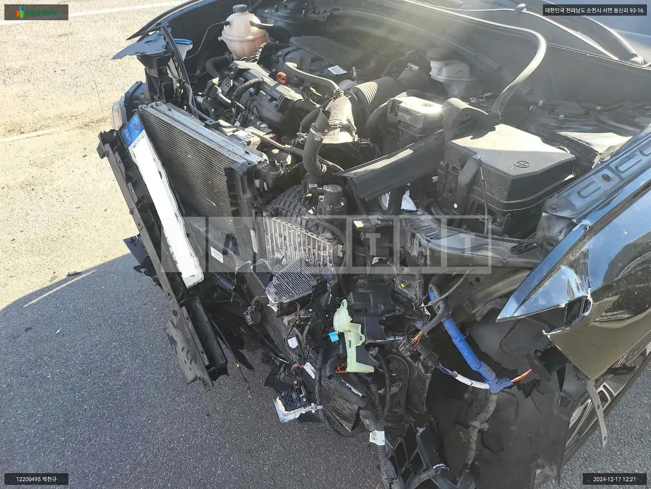 Photo 2 of 22: 2022 Hyundai Tucson, VIN KMHJE81BGNU133917 — Korean insurance auction