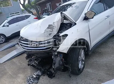 Photo 1 of 15: 2015 Hyundai Santa Fe DM — Korean insurance auction