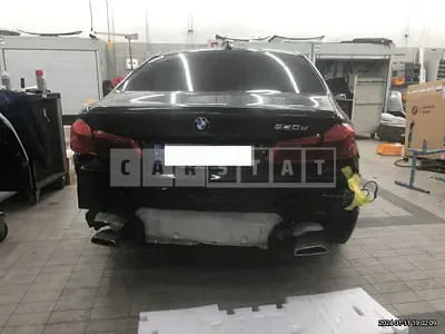 Photo 1 of 18: 2018 BMW 520d, VIN WBAJC3103JWB77605 — Korean insurance auction