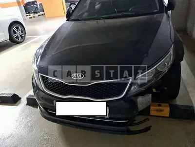 Photo 1 of 9: 2015 Kia K5, VIN KNAGL419BFA546106 — Korean insurance auction
