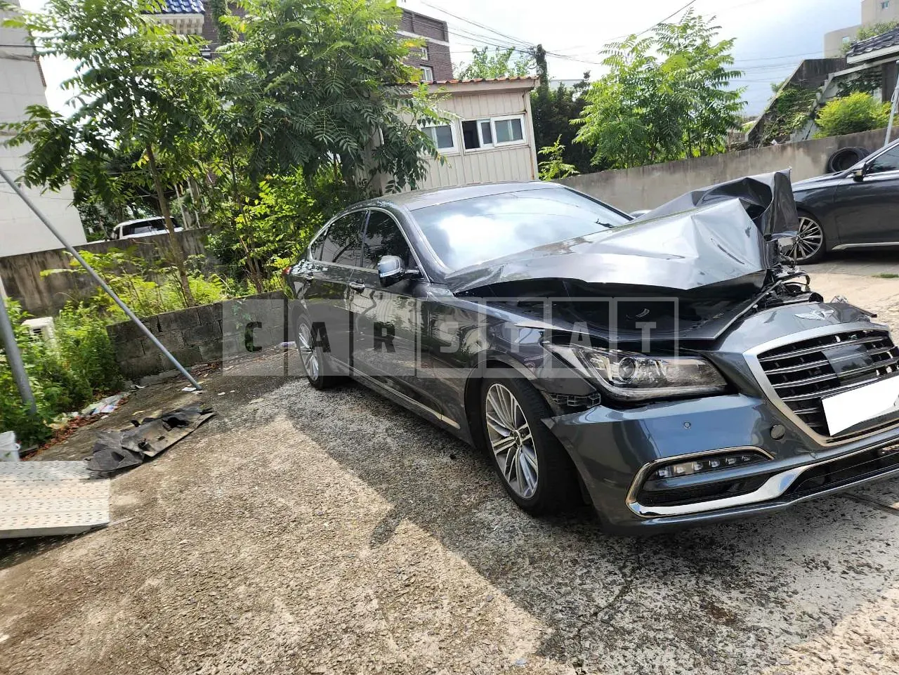 Photo 2 of 26: 2019 Hyundai Genesis G80, VIN KMHGL41DBKU333995 — Korean insurance auction