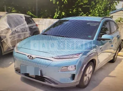 Photo 1 of 8: 2019 Hyundai Kona Electric, VIN KMHK381GFKU030791 — Korean insurance auction