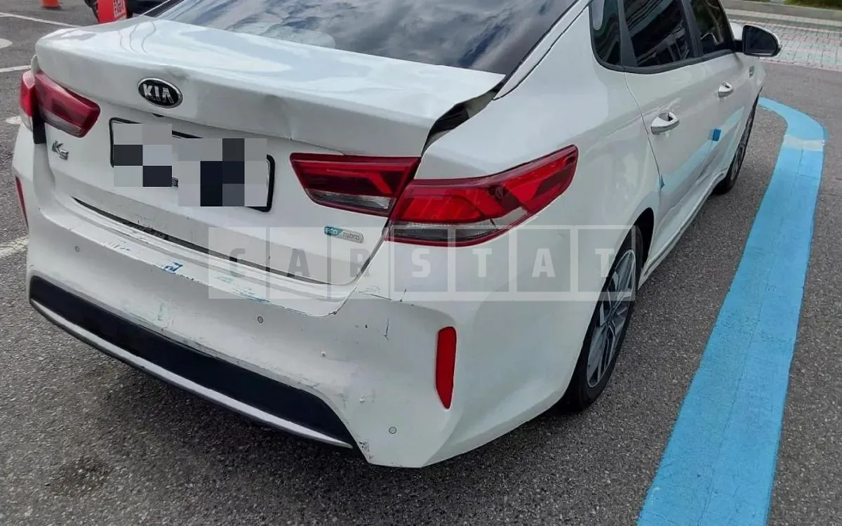 Photo 2 of 9: 2019 Kia K5 Hybrid, VIN KNAGW41EBKA036673 — Korean insurance auction
