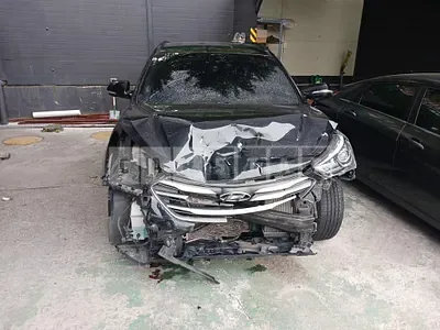 Photo 1 of 1: 2015 Hyundai Santa Fe, VIN KMHSW81UBGU623060 — Korean insurance auction