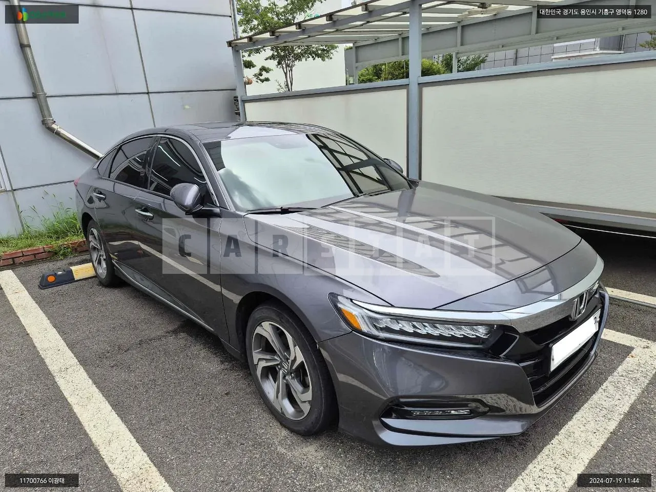 Photo 2 of 16: 2018 Honda Accord 1.5T, VIN 1HGCV1650JA510209 — Korean insurance auction