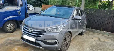 Photo 1 of 7: 2016 Hyundai Santa Fe, VIN KMHSW81UBGU662659 — Korean insurance auction