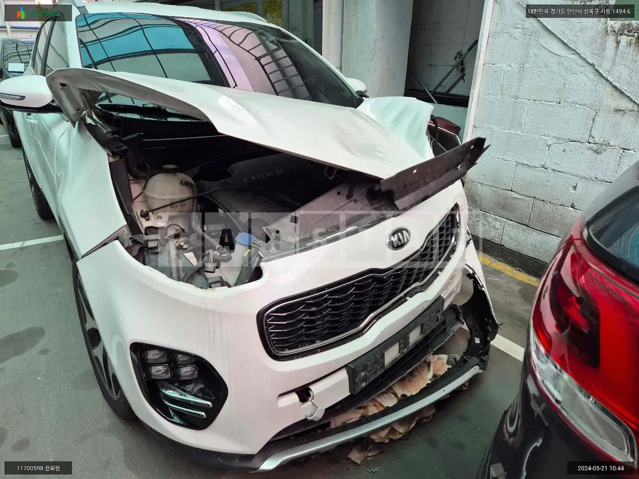 Photo 2 of 9: 2016 Kia Sportage, VIN KNAPN813BGK170736 — Korean insurance auction