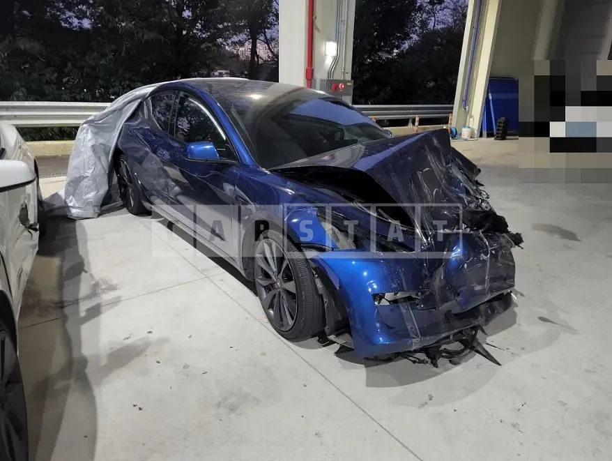 Photo 2 of 5: 2021 Tesla Model 3 Long Range — Korean insurance auction