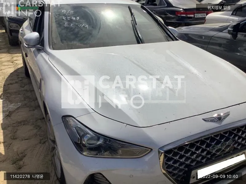 Photo 2 of 8: 2019 Genesis G70, VIN KMTG341ABKU042999 — Korean insurance auction