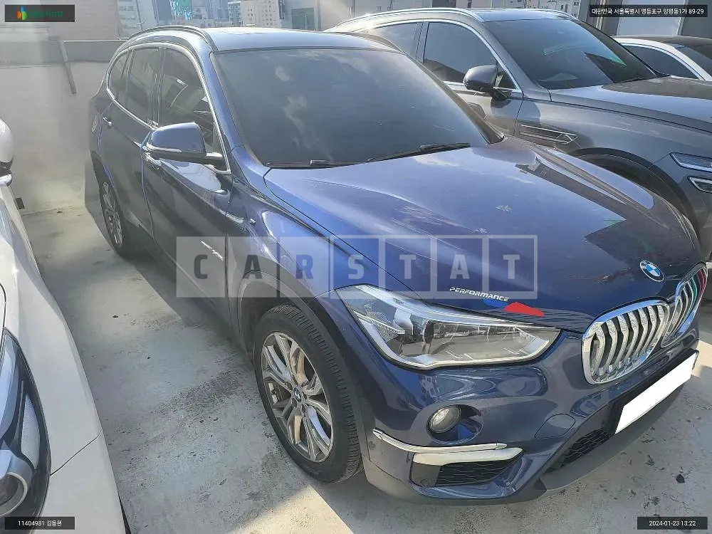 Photo 2 of 13: 2019 BMW X1 xDrive18d Entry, VIN WBAJH7109J3D42244 — Korean insurance auction