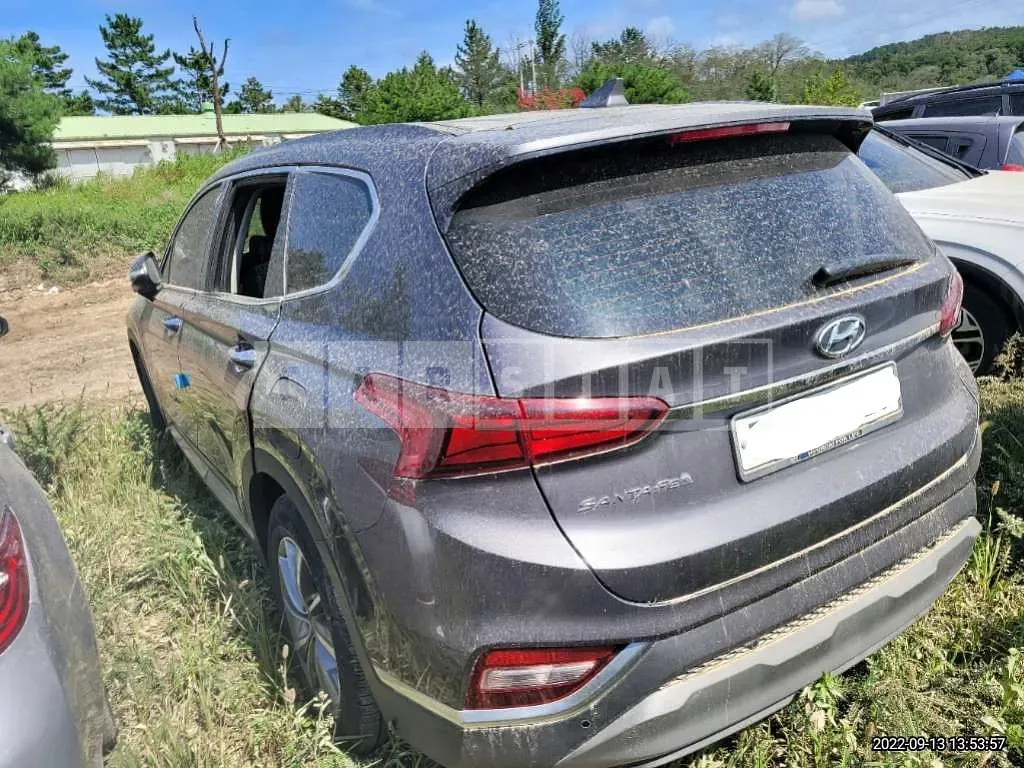 Photo 2 of 7: 2020 Hyundai Santa Fe, VIN KMHS281ABLU267691 — Korean insurance auction