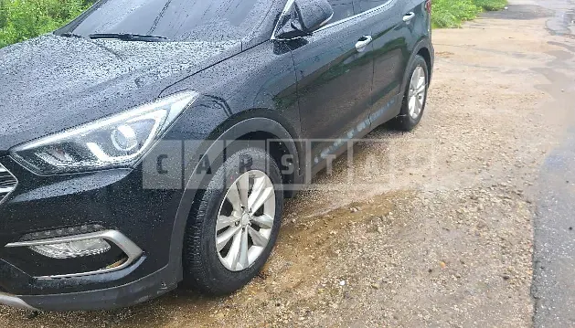 Photo 3 of 3: 2018 Hyundai Santa Fe, VIN KMHSW81UBJU830266 — Korean insurance auction