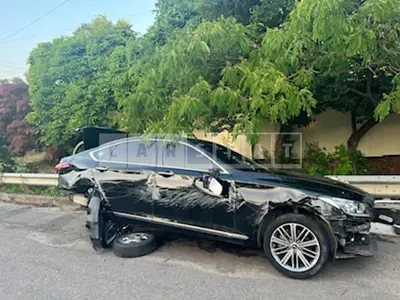 Photo 1 of 13: 2017 Genesis G80 3.3, VIN KMHGL41DDHU230612 — Korean insurance auction