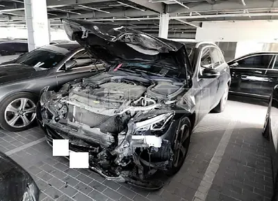Photo 1 of 24: 2017 Mercedes-Benz GLC220d 4Matic, VIN WDC0G0FB1HF133597 — Korean insurance auction