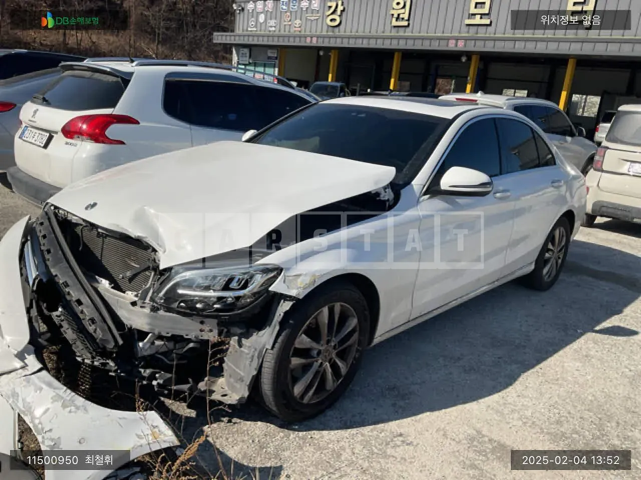 Photo 2 of 8: 2020 Mercedes-Benz C200, VIN W1KWF8AB7LR577136 — Korean insurance auction