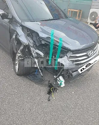 Photo 2 of 11: 2018 Hyundai Santa Fe, VIN KMHSW81UBJU787753 — Korean insurance auction
