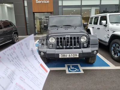 Photo 1 of 12: 2017 Jeep Wrangler 3.6 Rubicon, VIN 1C4HJWFGXHL687165 — Korean insurance auction