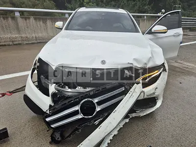 Photo 1 of 8: 2018 Mercedes-Benz E300, VIN WDDZF4JB0KA522952 — Korean insurance auction