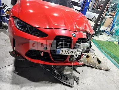 Photo 1 of 5: 2022 BMW M4 Competition M xDrive, VIN WBS41AZ09NCH86227 — Korean insurance auction