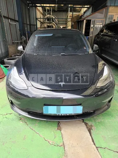 Photo 1 of 5: 2021 Tesla Cantsetra Model 3 Long Range — Korean insurance auction