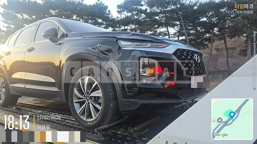 Photo 2 of 10: 2018 Hyundai Santa Fe TM Diesel — Korean insurance auction