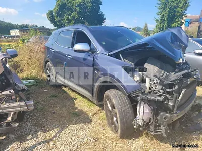 Photo 1 of 22: 2017 Hyundai Santa Fe, VIN KMHSW81UBHU721992 — Korean insurance auction