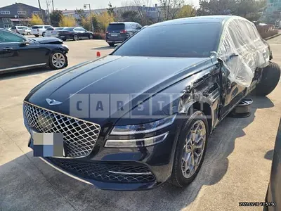 Photo 1 of 20: 2021 Genesis Genece G80 2.5T, VIN KMTGB41CDNU107593 — Korean insurance auction