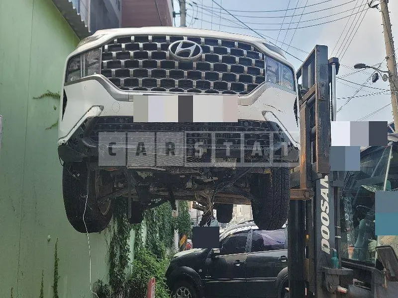 Photo 2 of 15: 2022 Hyundai Santa Fe TM 2.2, VIN KMHS281HGNU439018 — Korean insurance auction
