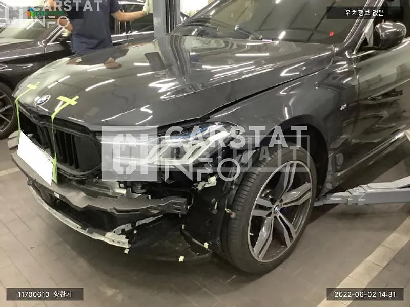 Photo 2 of 25: 2022 BMW 630i xDrive, VIN WBA61CC01NCJ62260 — Korean insurance auction