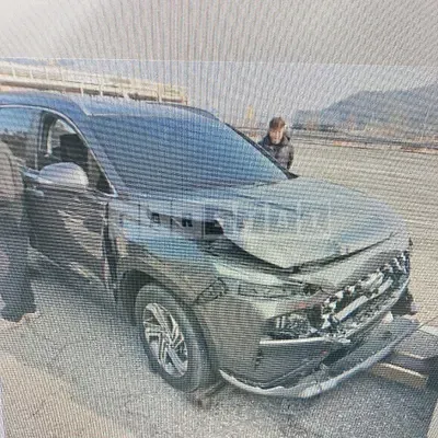 Photo 1 of 3: 2022 Hyundai Santa Fe, VIN KMHS381HGNU432850 — Korean insurance auction