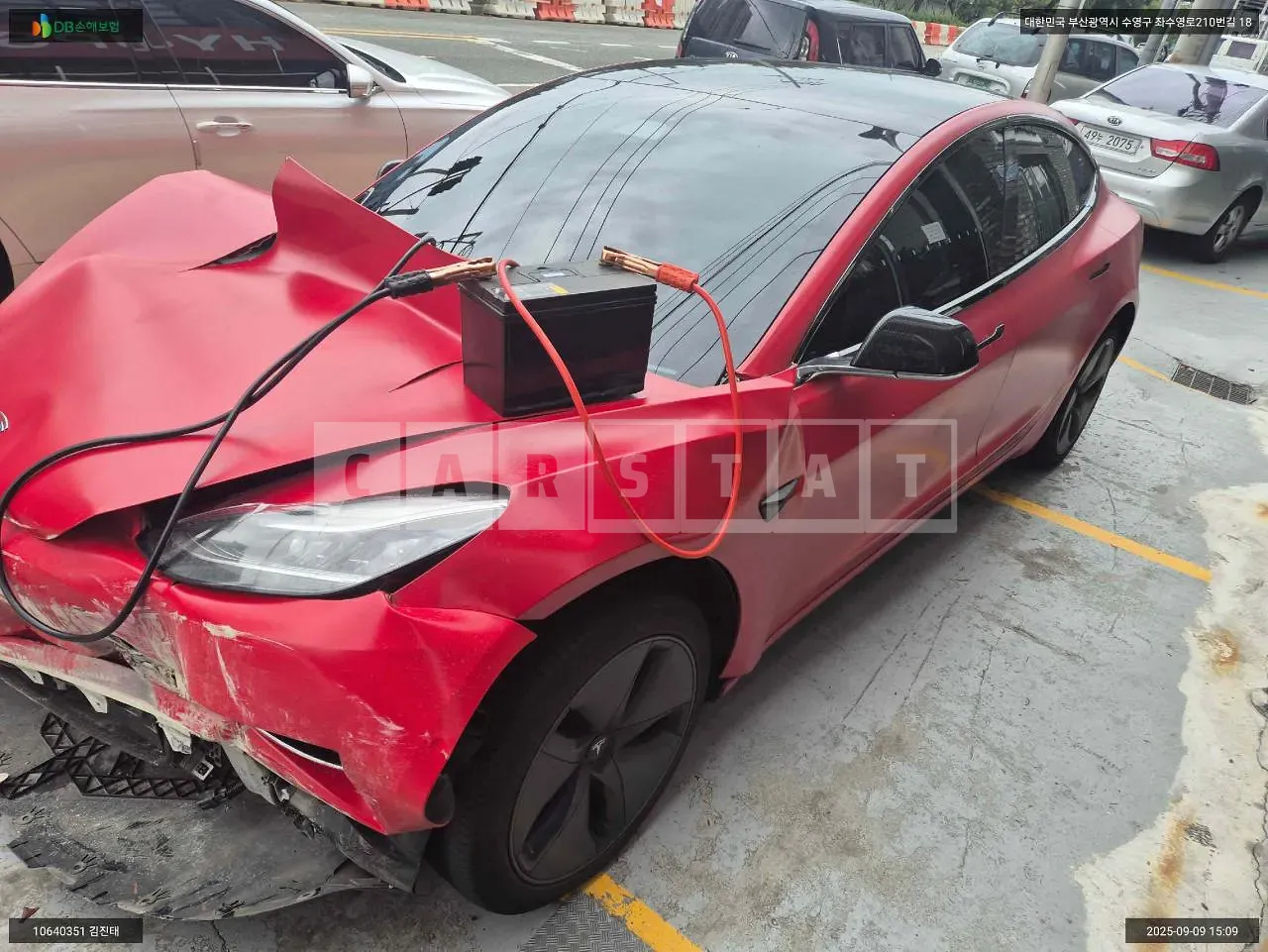 Photo 2 of 12: 2020 Tesla Model 3 Long Range, VIN 5YJ3E1EB3LF724706 — Korean insurance auction