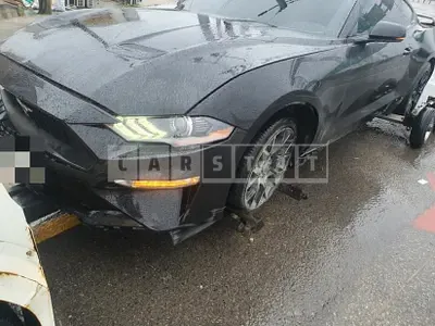 Photo 1 of 12: 2018 Ford Mustang 2.3 Coupe, VIN 1FA6P8TH5K5108440 — Korean insurance auction
