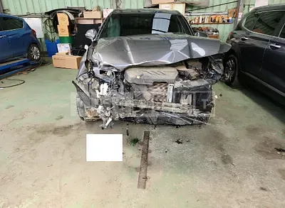 Photo 1 of 30: 2020 Hyundai Santa Fe, VIN KMHS281BBLU285246 — Korean insurance auction