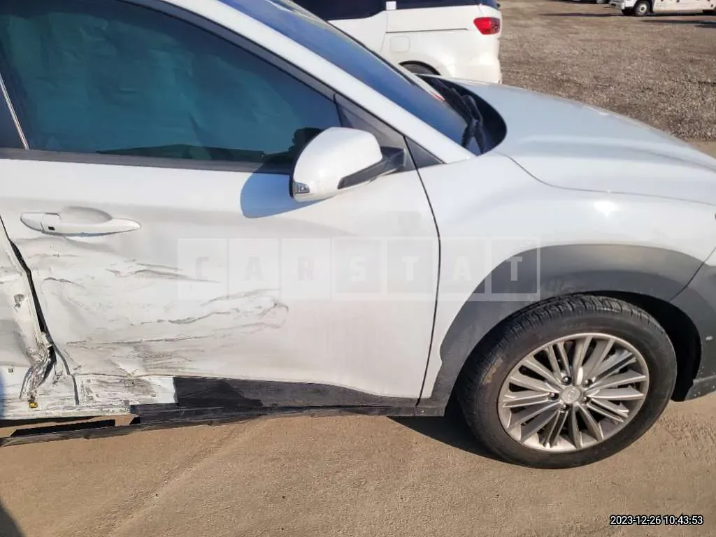 Photo 2 of 15: 2018 Hyundai Kona, VIN KMHK4815GJU125147 — Korean insurance auction