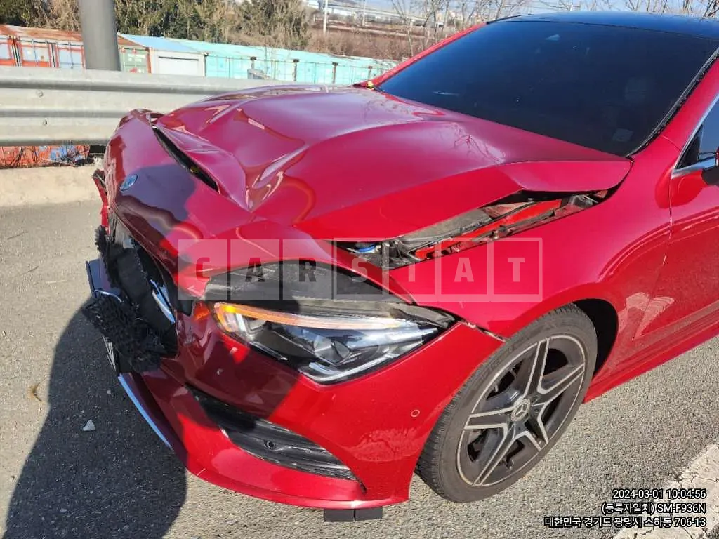 Photo 2 of 29: 2021 Mercedes-Benz CLA250 4Matic, VIN W1K5J4HB7MN174257 — Korean insurance auction