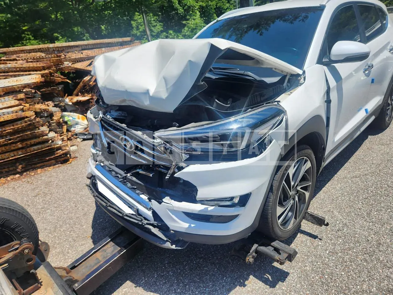 Photo 2 of 8: 2019 Hyundai Tucson Facelift Diesel 1.6, VIN KMHJ5817GKU074072 — Korean insurance auction