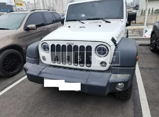 Photo 2 of 50: 2017 Jeep Wrangler 3.6 Rubicon, VIN 1C4HJWFG9HL618757 — Korean insurance auction