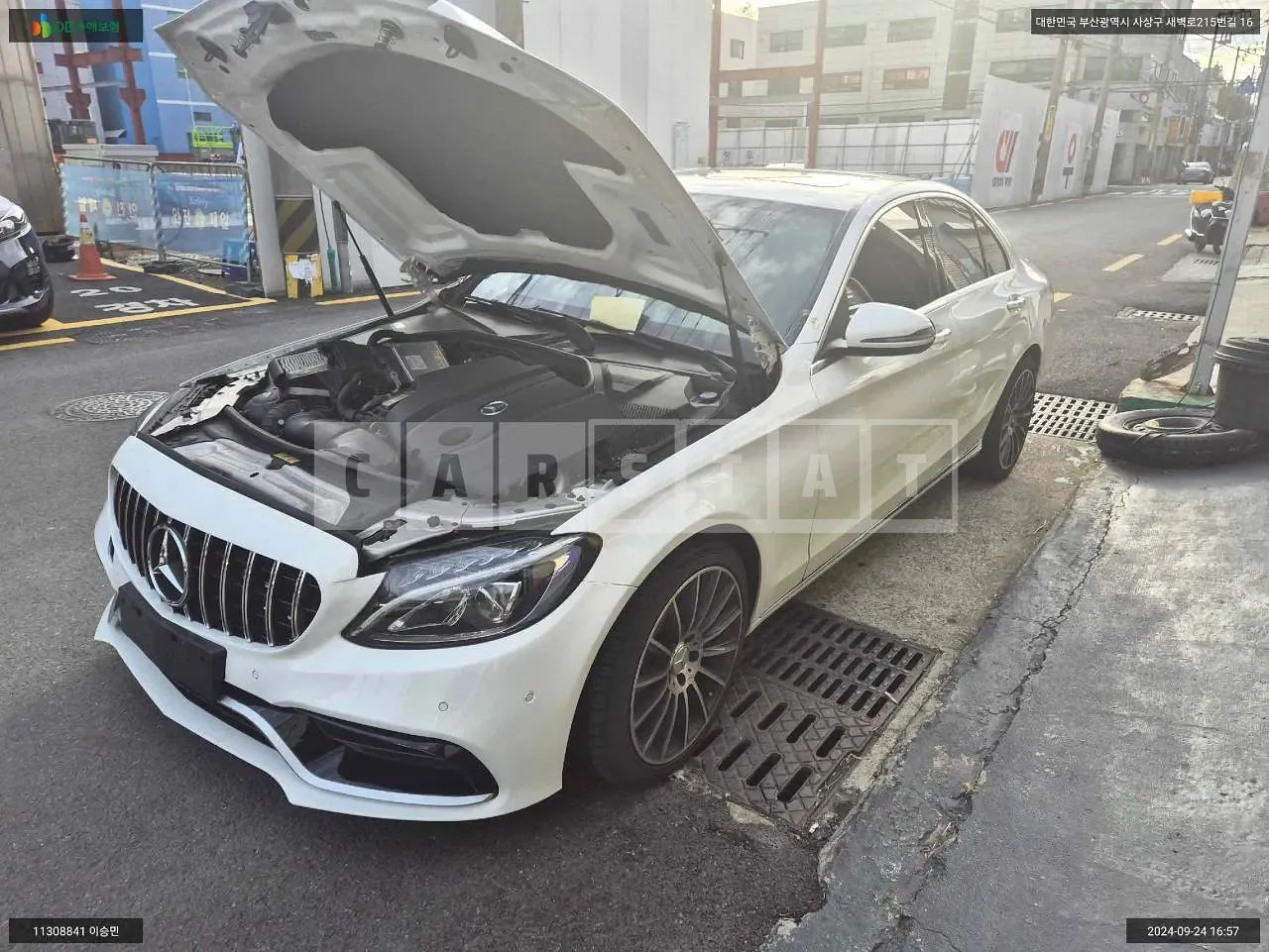 Photo 2 of 13: 2016 Mercedes-Benz C220 d, VIN WDDWF0EB8HR234872 — Korean insurance auction