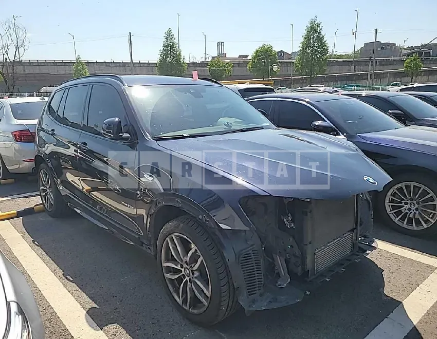 Photo 2 of 10: 2017 BMW X3 xDrive 20d, VIN WBAWZ510XH0M31174 — Korean insurance auction