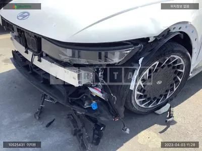 Photo 1 of 14: 2021 Hyundai IONIQ 5, VIN KMHKR81AFNU016602 — Korean insurance auction