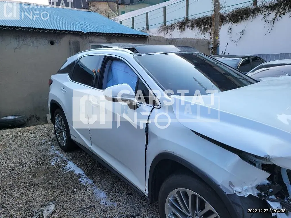 Photo 2 of 26: 2021 Lexus RX450h, VIN JTJBGMCA8M2063922 — Korean insurance auction