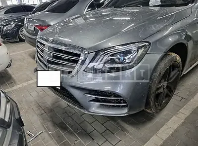 Photo 1 of 13: 2019 Mercedes-Benz S350d 4Matic, VIN WDDUF2BB2KA433803 — Korean insurance auction