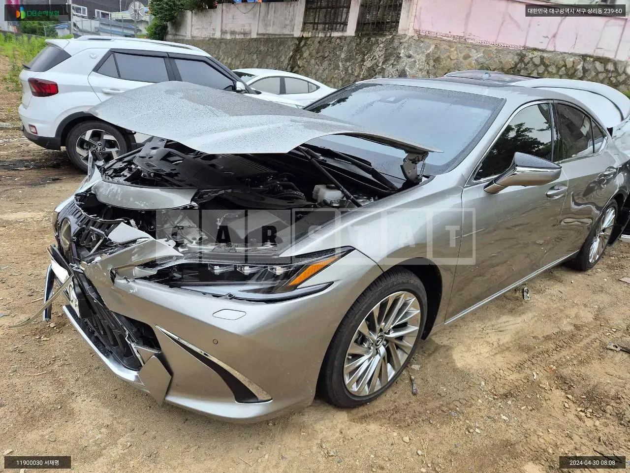 Photo 2 of 21: 2022 Lexus ES300h, VIN JTHBA1C19P2014461 — Korean insurance auction